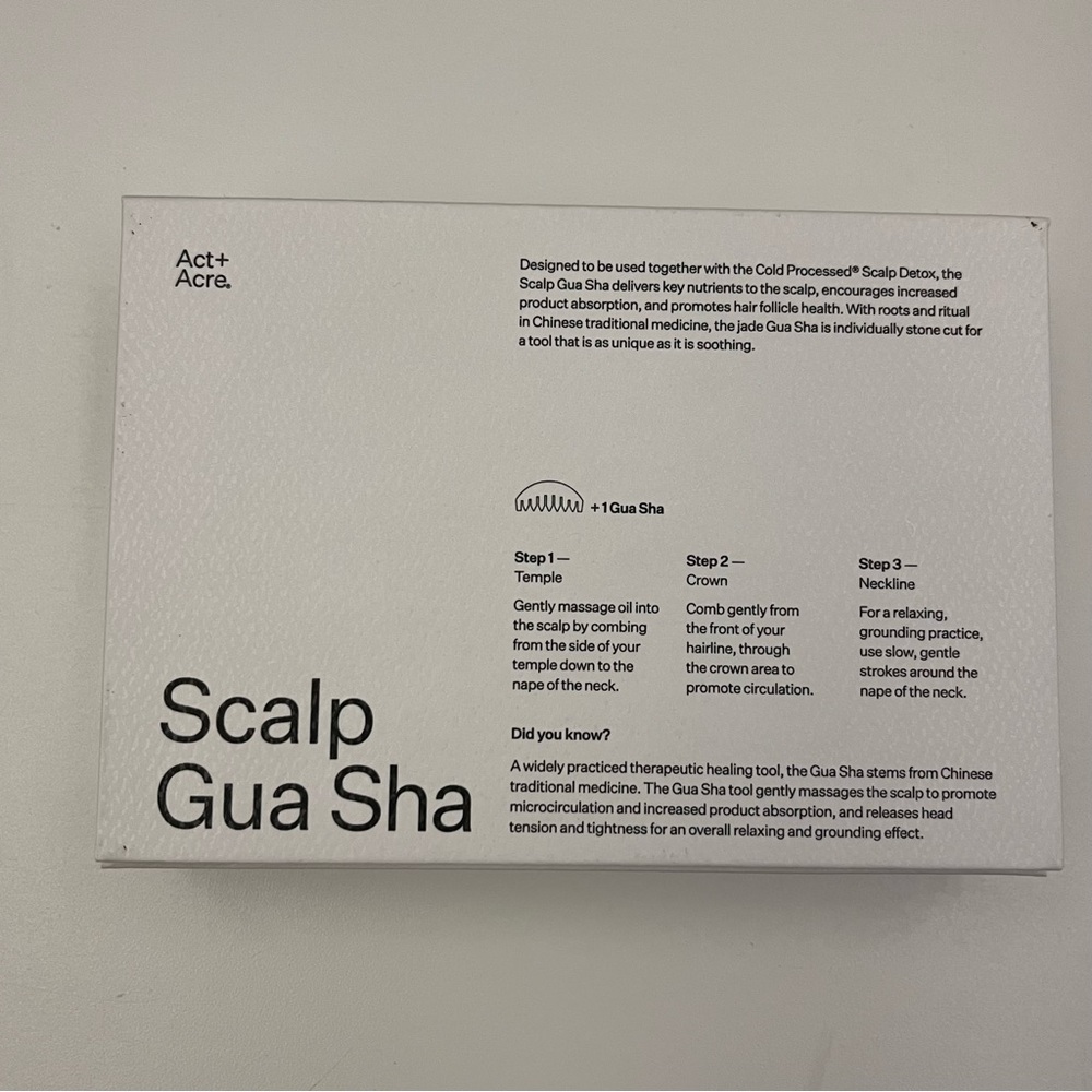 Act+Acre Scalp Gua Sha Tool - Picture 3 of 3